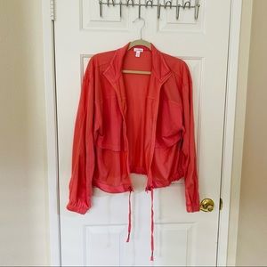 Flirtitude active jacket in coral / pink NWT
